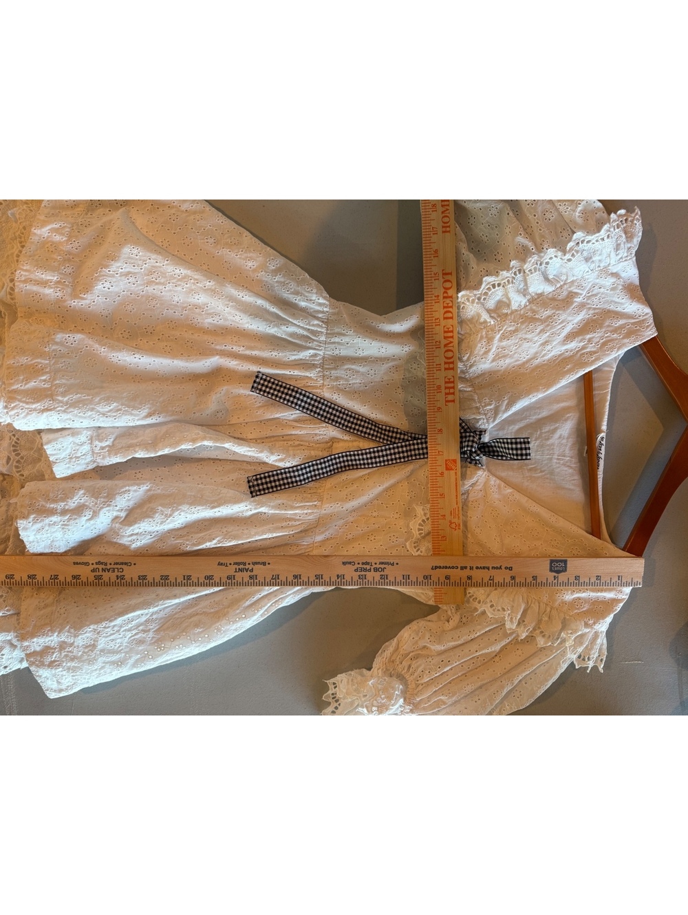 FOR LOVE & LEMONS Marilyn Collared eyelet Mini Dress - Picture 8 of 8